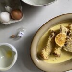 saffron bread and butter pudding