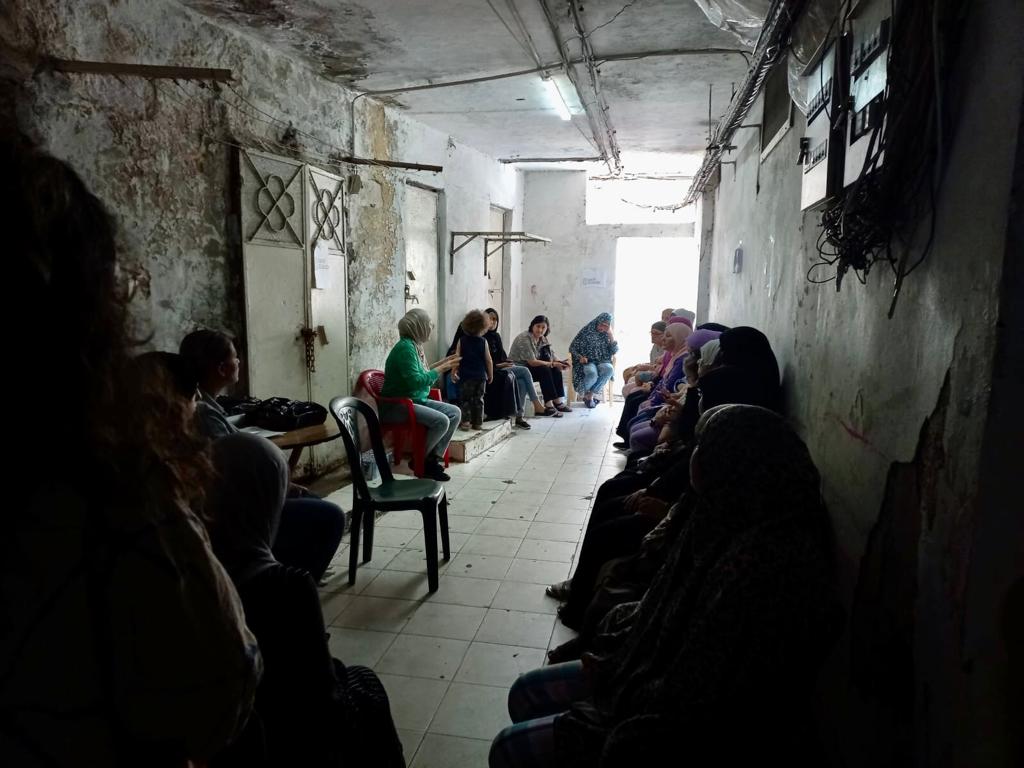 A workshop held in Gaza hospital by Najdeh association