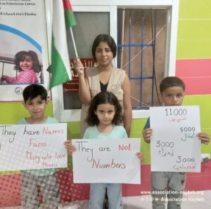 a photo of the children from Najdeh Association